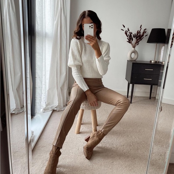 𝗡𝗪𝗧 𝗭𝗮𝗿𝗮 • Faux Leather Leggings - Picture 2 of 14